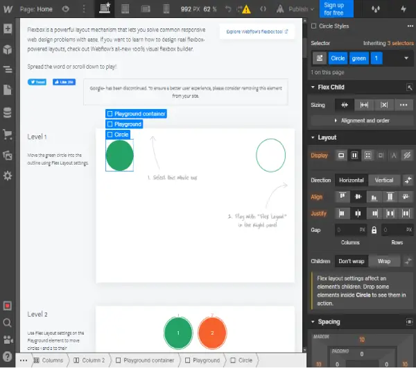 Learn Flexbox with Webflow