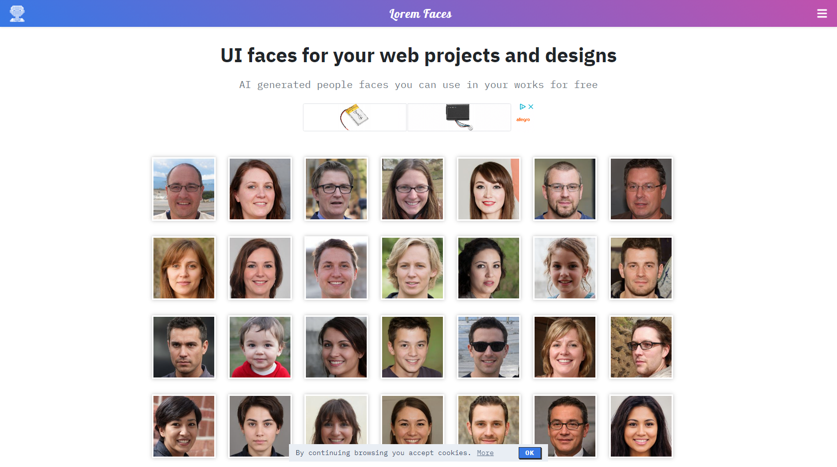Lorem Faces - The Free Online Tool for Generating Random Face Images