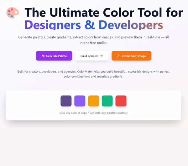 ColorMate: the Free Color & Gradient Wingman