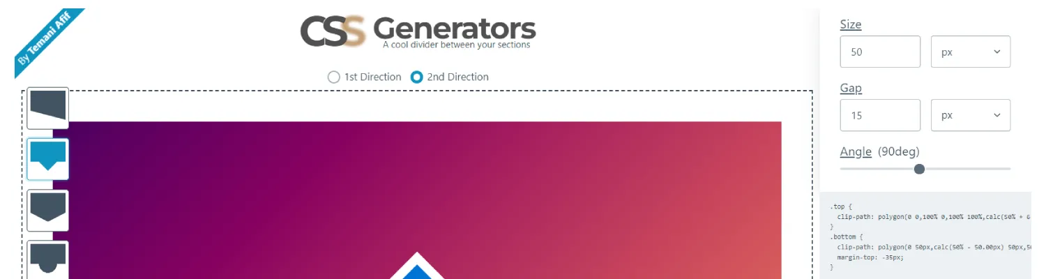 Add Stylish Section Dividers to Your Website with CSS Generators