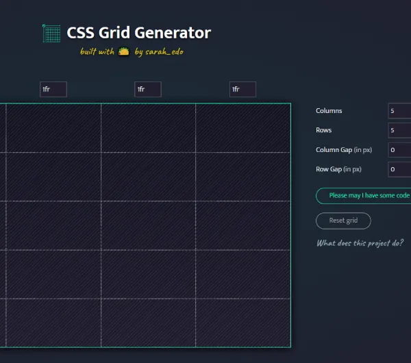 CSS Grid Generator