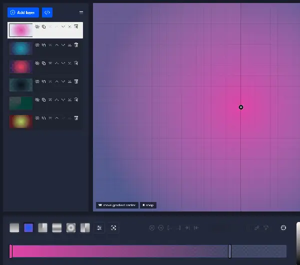 Discover the Interactive Gradient Creator: Create Advanced Layered Gradients