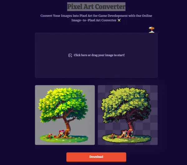 Create Pixel Art for Games with Our Online Converter