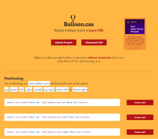 Mastering Tooltips with Balloon.css: A Comprehensive Guide