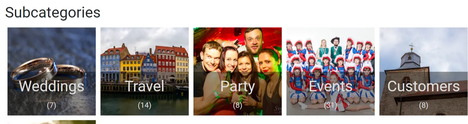 Event Gallery Joomla component image