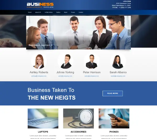 image joomla 3 template DD BUSINESS 93