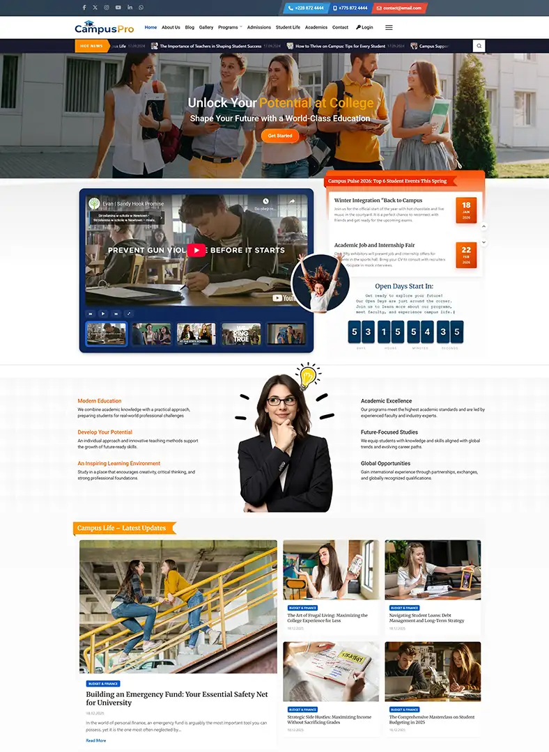 Creative website design layout featuring a cartoon character with a devilish design theme on the left, a homepage interface with nature and fishing content in the center, and a dynamic illustration of a fisherman catching a large fish on the right.