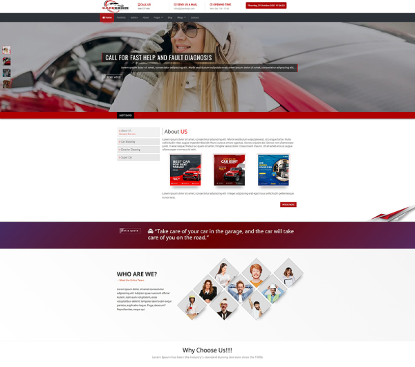 image joomla 4template car design