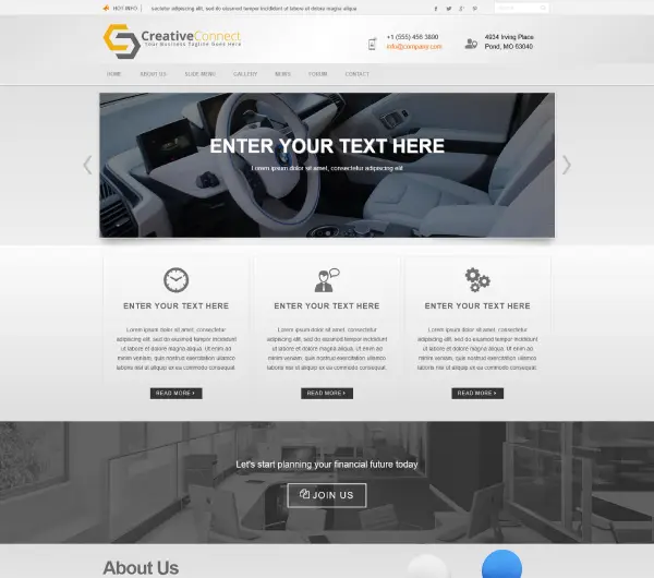 image joomla 3 template DD CREATIVE 103