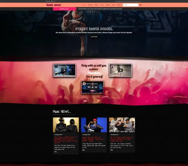 image joomla 4 template DD DANCESCHOOL 116