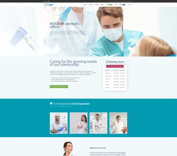 image template joomla 4 DD DENTALCLINIC 124