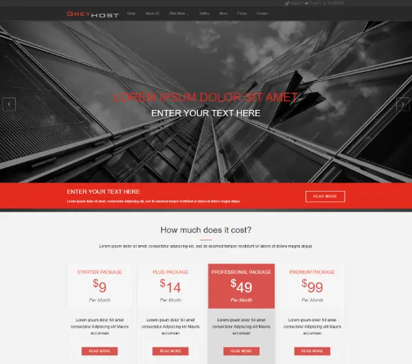 image joomla 3 template DD GREYHOST 108