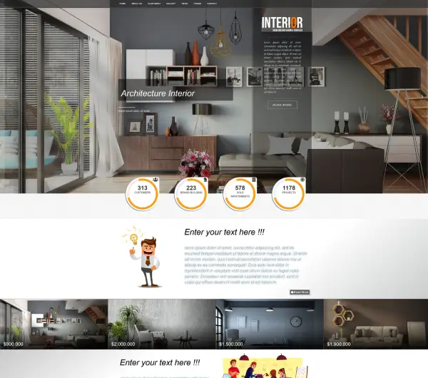 image joomla 3 template DD INTERIOR 113