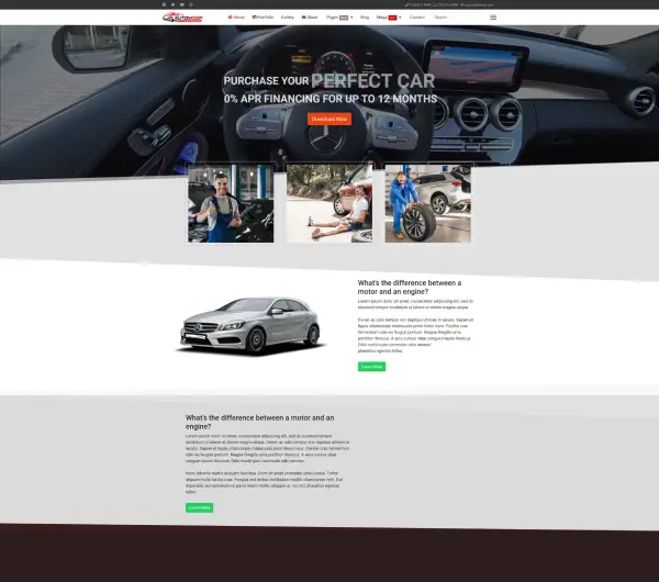 image joomla 4 template DD NEWCAR 114