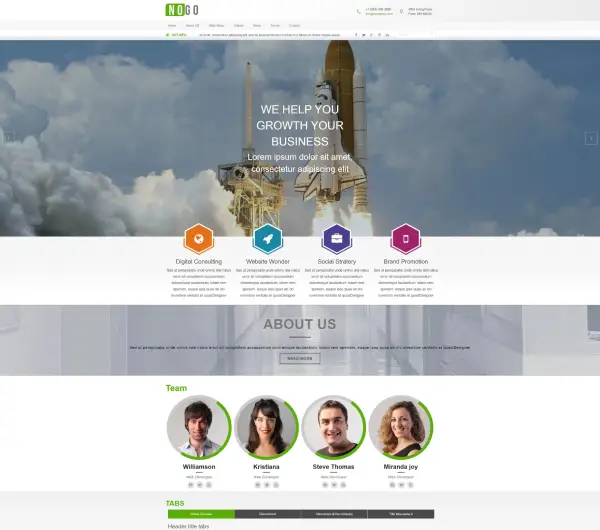 image joomla 3 template DD NOGO 112