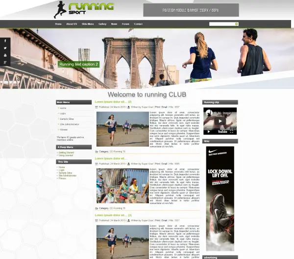 image joomla 3 template DD RUNNING 76