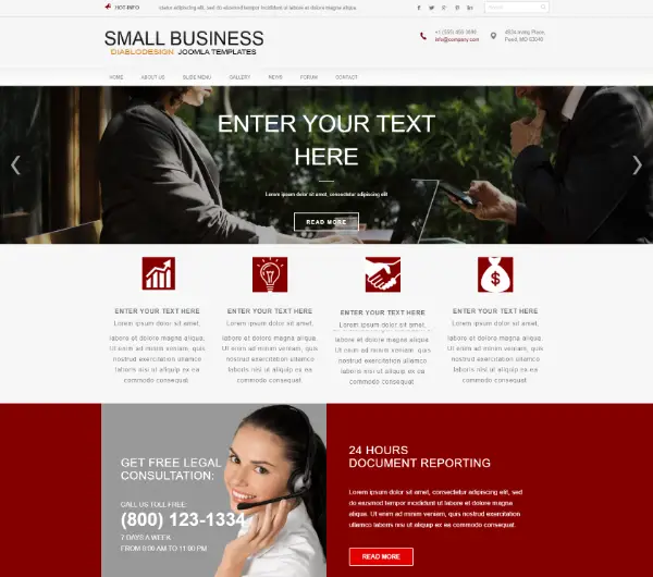 image joomla 3 template DD SMALLBUSINESS 106