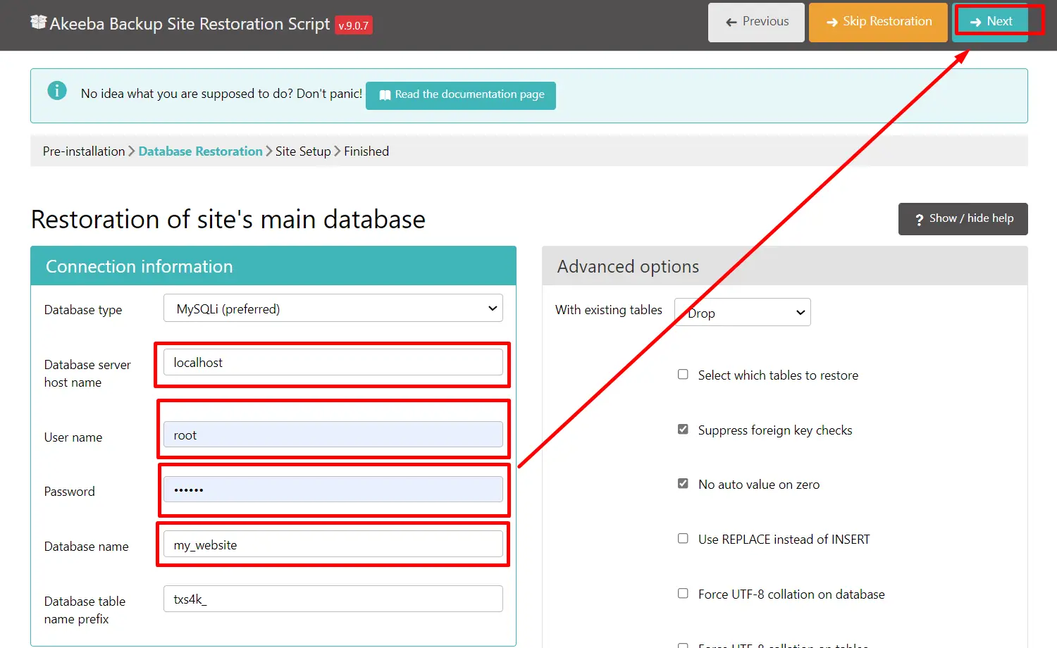 This image shows the installation of a Joomla 4 template.