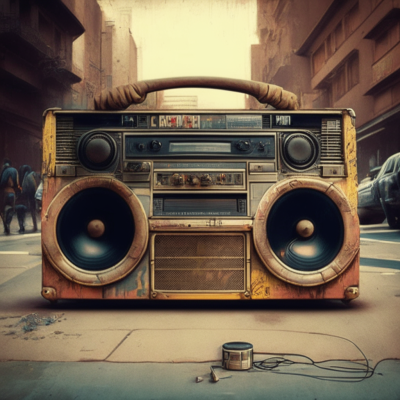 Retro Boombox 1
