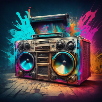 Retro Boombox 3