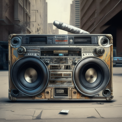 Retro Boombox 4